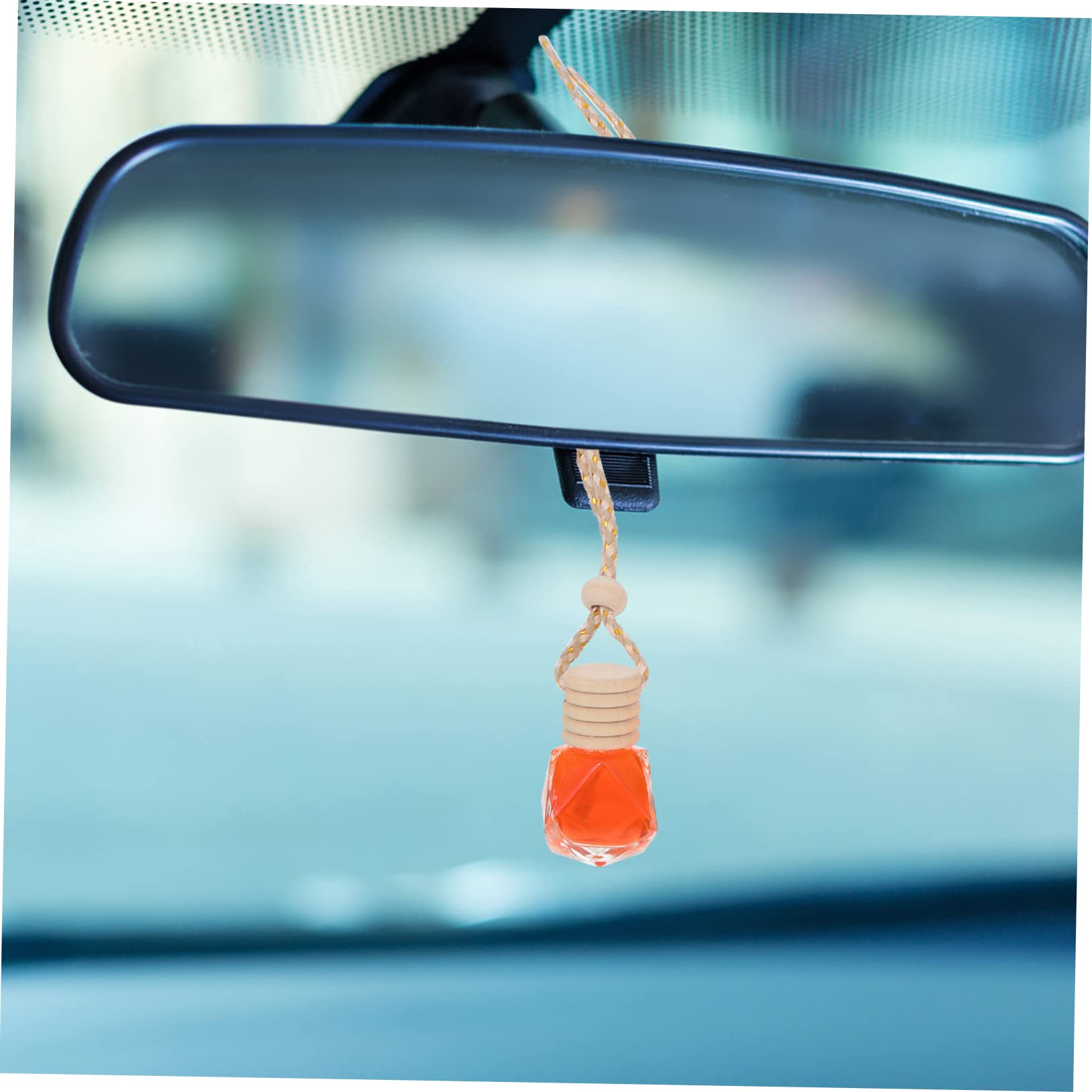 ULTECHNOVO 12 Piezas botella de perfume del coche Perfume para coche Botella de perfume para automóvil colgante de botellas de coche botella de aceite esencial colgante difusor de perfume