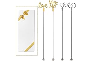 4 Pcs Wedding Drink Stirrers