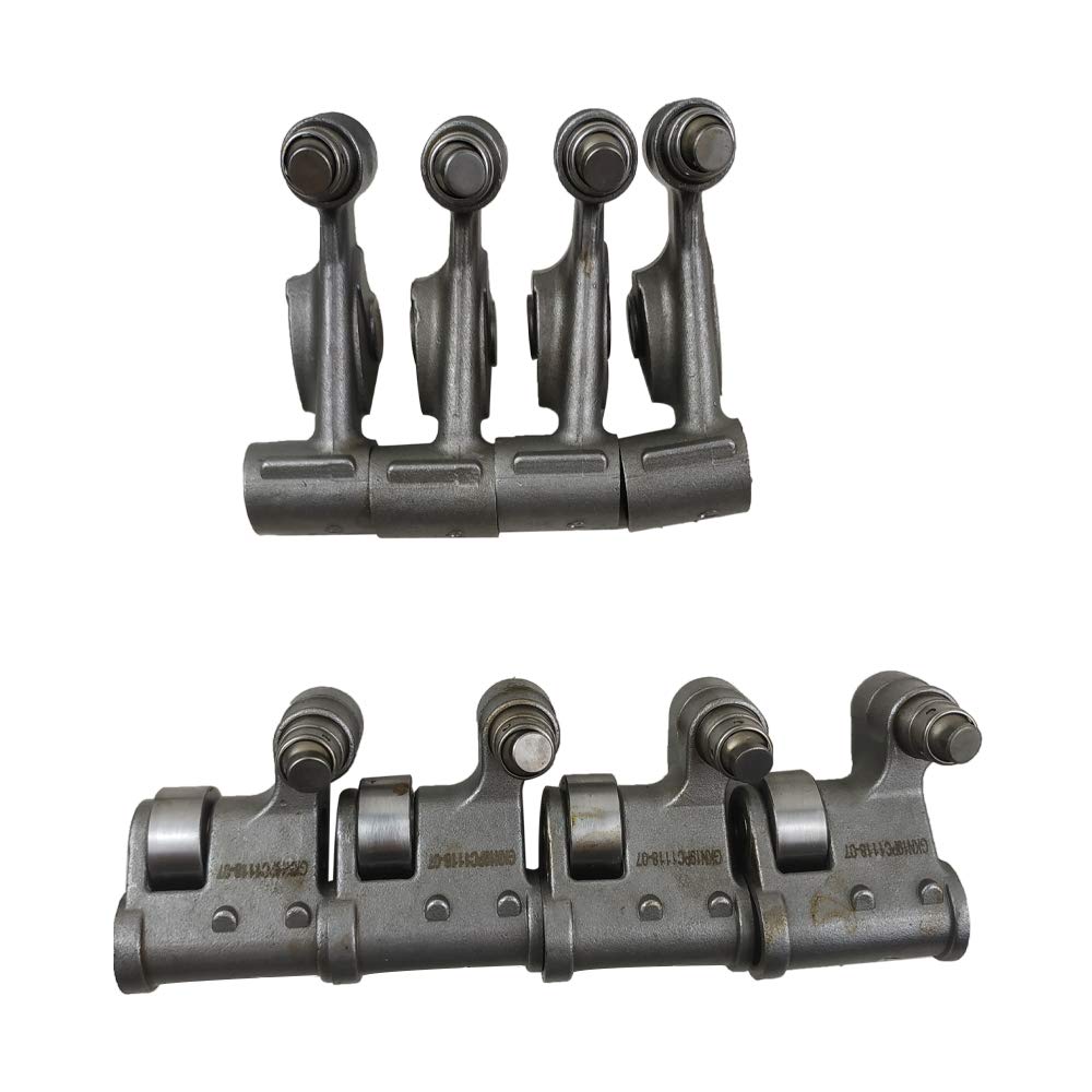 Bisenya Set completo di alberi bilancieri 03G109365 03G109366A con bilanciere adatto per V-W Aud1 Se-at Sk0da 2.0 TDI AZV BKD BMN BVE Controllo motore a bilanciere 03G109411A 03G109411B 03G109412