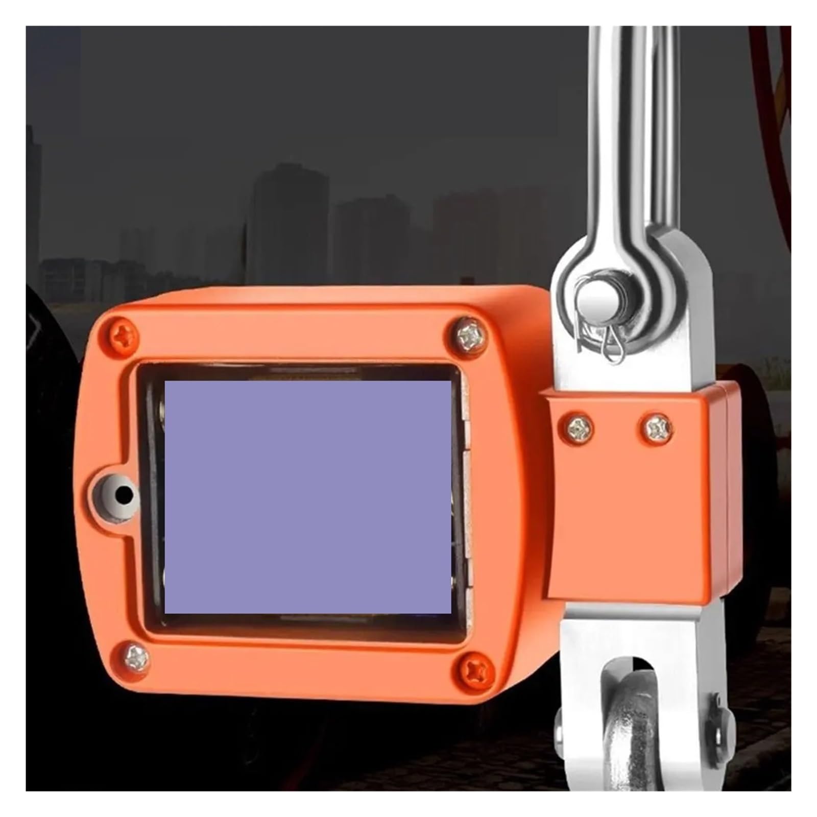 Bilancia Digitale sospesa Bilancia da Gru LCD Digitale ad Alta precisione Elettronica Resistente Multiuso appesa Industriale Gancio per Gru per carichi Pesanti(Oranje)