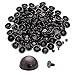 100pcs Cone Spikes Screwback Studs DIY Craft Cool Rivets Punk Stud Semicicle Style 15x4mm 5/8"x1/8"