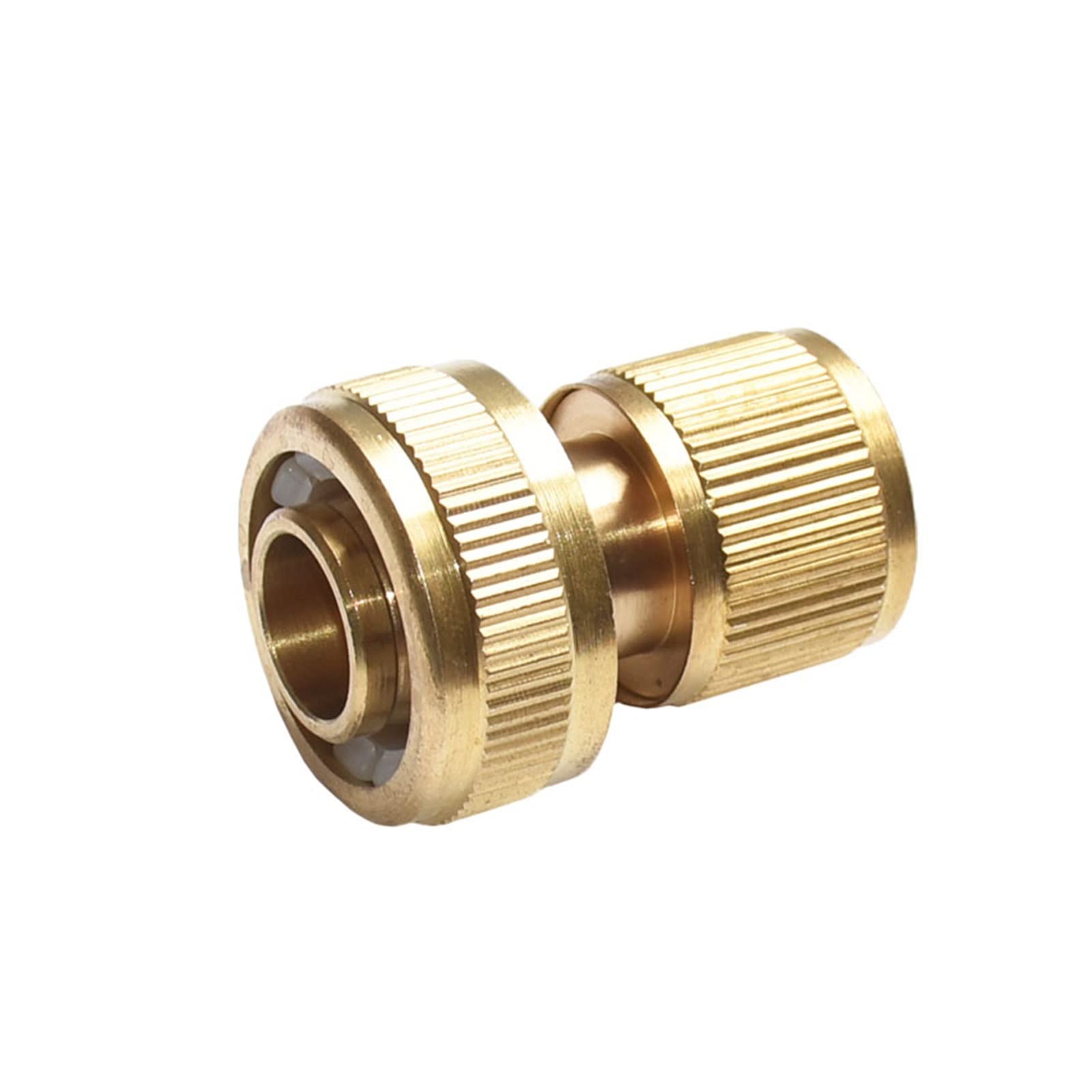 Conector de montaje Conector de manguera de latón 3/4 Manguera de jardín accesorios de latón Conector de grifo 20 mm Manguera con conector con conector de conexión de agua 5 piezas