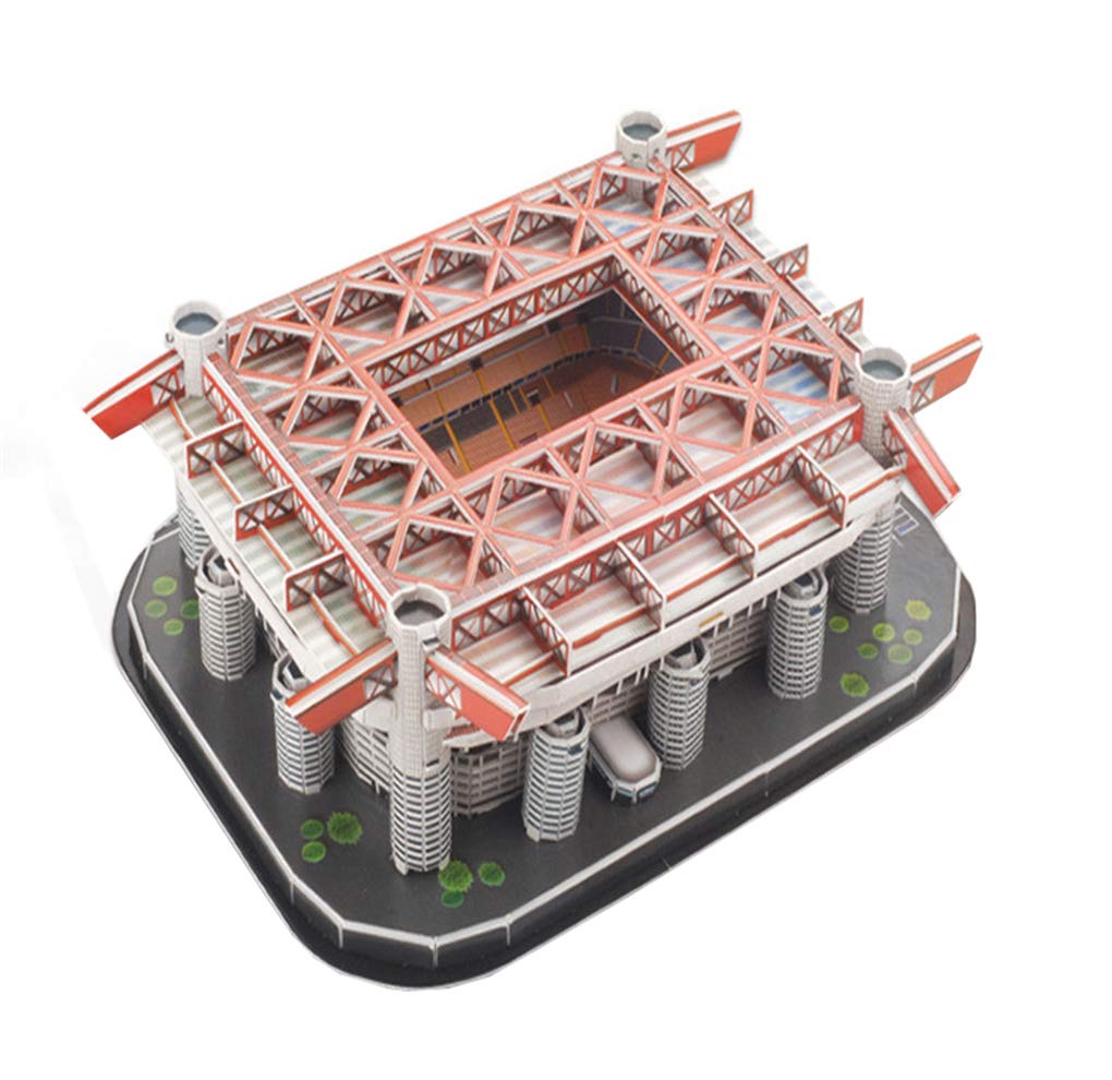 AC Milan San Siro Stadium, Set of DIY stadium models, Serie A teams AC Milan teams and Inter Milan Puzzle