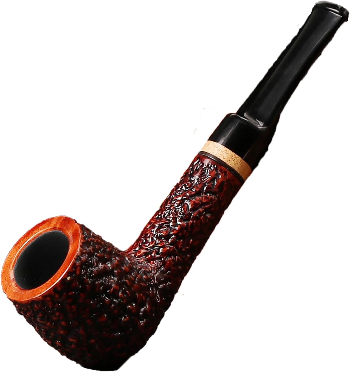 Smoking Pipes Brazilian Rosewood with Atmospheric Chamber Cavity for Collection Gift-Color 03