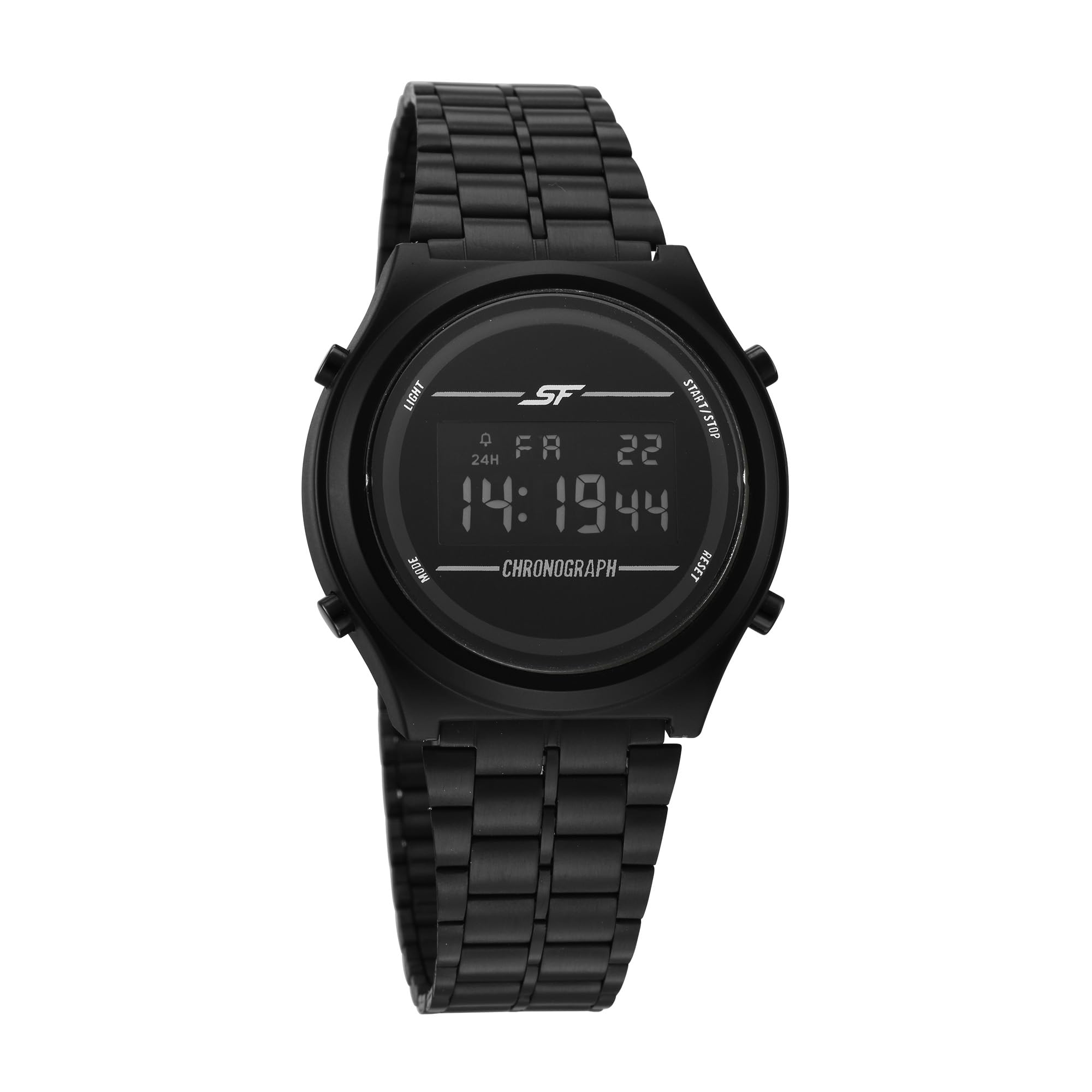 SF Cirqle Quartz Black Colour Round Dial Men's Digital Watch | Stainless Steel Strap Material | Water Resistant Watch - 77162PM02W-image-37