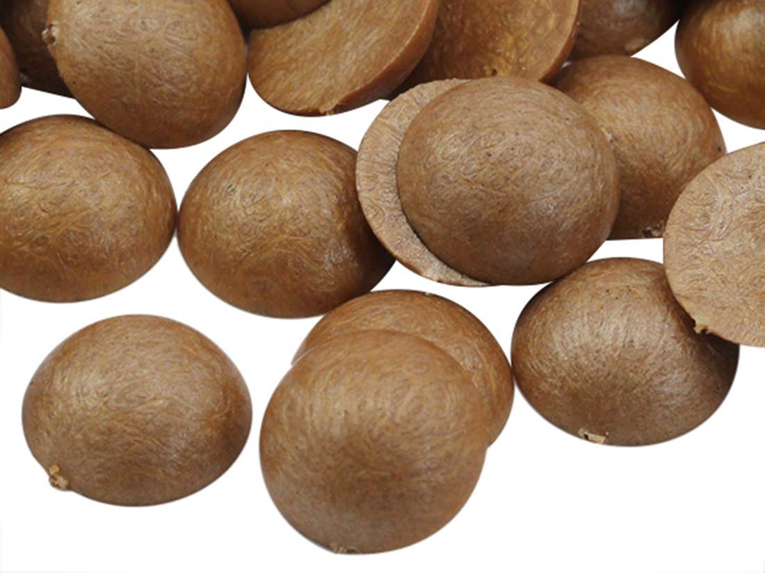 9mm Wood .WD1 Flat Back Acrylic Round Cabochons Plastic Pearl Gems For Jewelry Making Costume Making Cosplay Jewels Embelishments