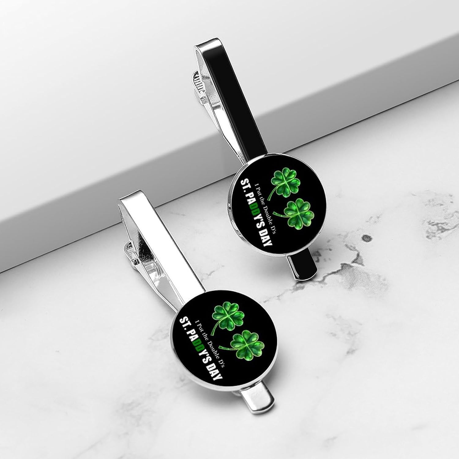 I Put The Doubles D's in STPADDY'S DAY Tie Clip Fashion Jewelry Necktie Pin for Wedding Busiess Office Accessories