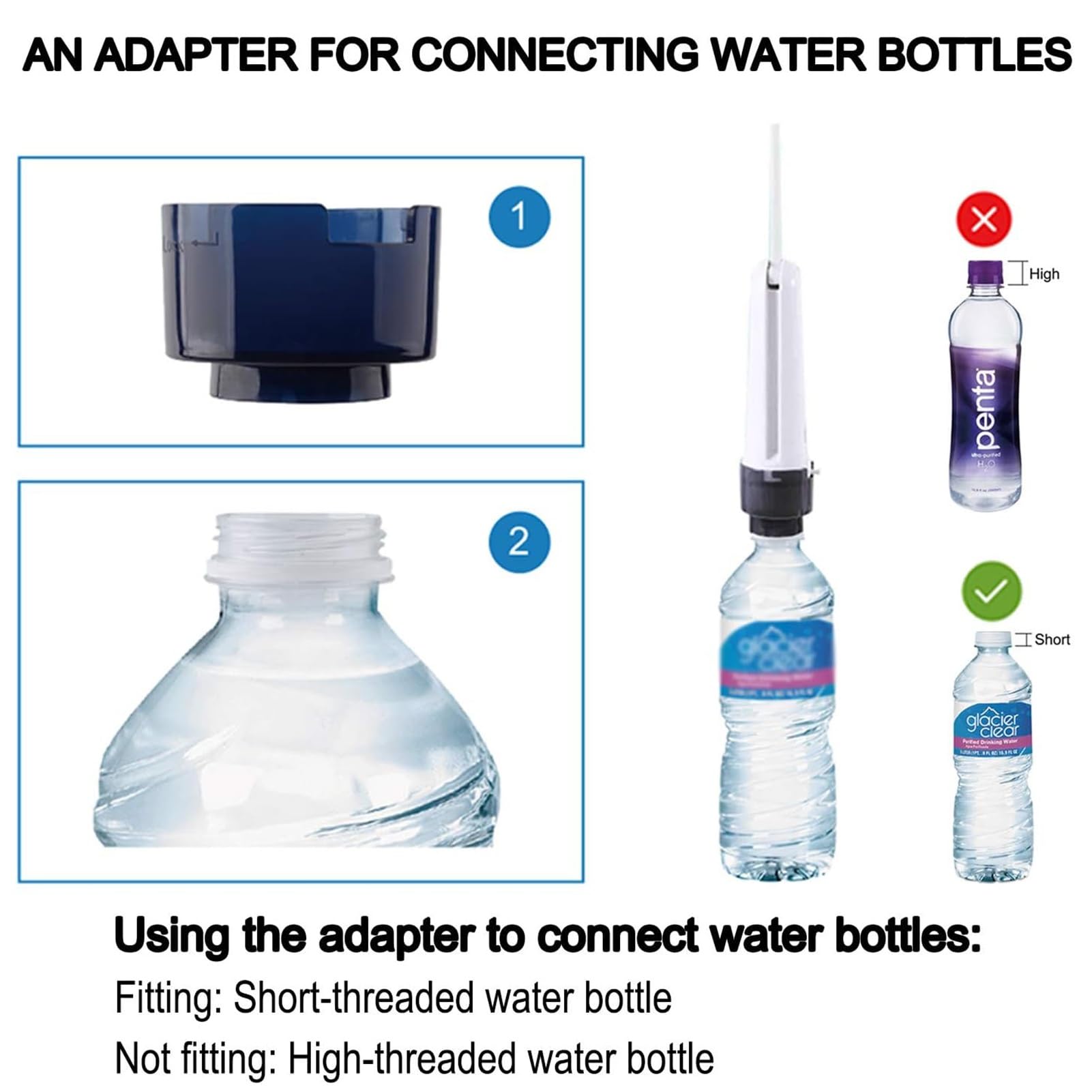 Bidet Portatile da Viaggio, Bidet da Viaggio Ricaricabile, spruzzatore for Bidet Elettrico Portatile ad Alta Pressione, Pulizia dell'igiene Personale, Cura lenitiva Postpartum, perineale