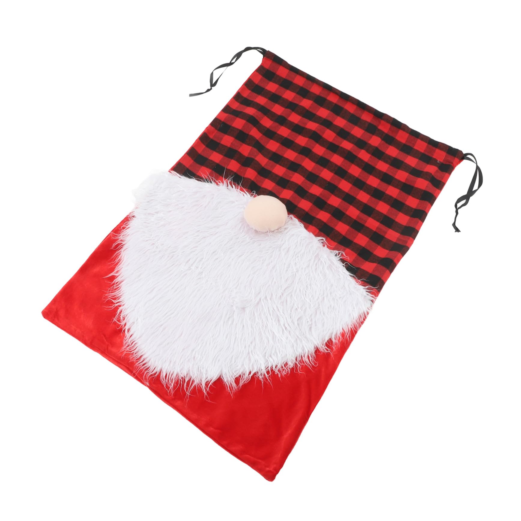 AKOOSY Große Weihnachts Geschenktüte mit Motiv Großer Kapazität Kordelzug Vielseitige Geschenkverpackung für Süßigkeiten Snacks Kleine Präsente Deko für Xmas Partybedarf