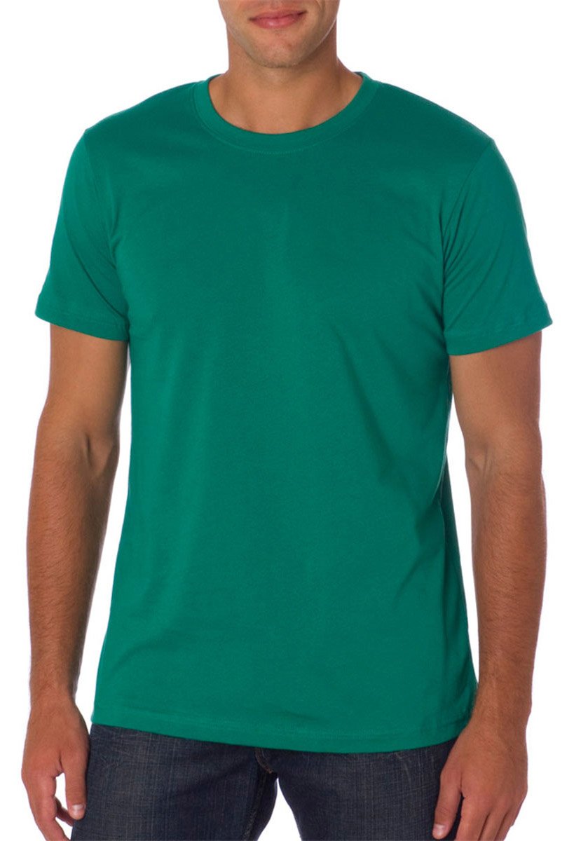 Canvas 3001C Mens Greenwich T-Shirt - Kelly - L (US)
