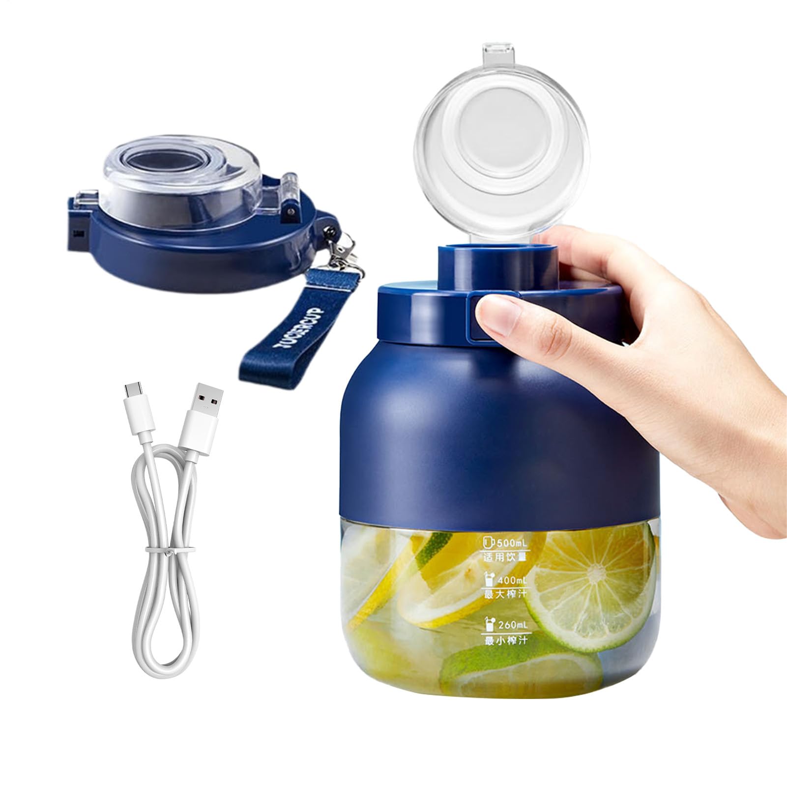 Mixer Becher USB Handmixer | Kabelloses Kompaktes Mixgerät Für Protein Shakes Büro Reise Küche Garten Wohnzimmer Camping Picknick Sport Zuhause Fitness