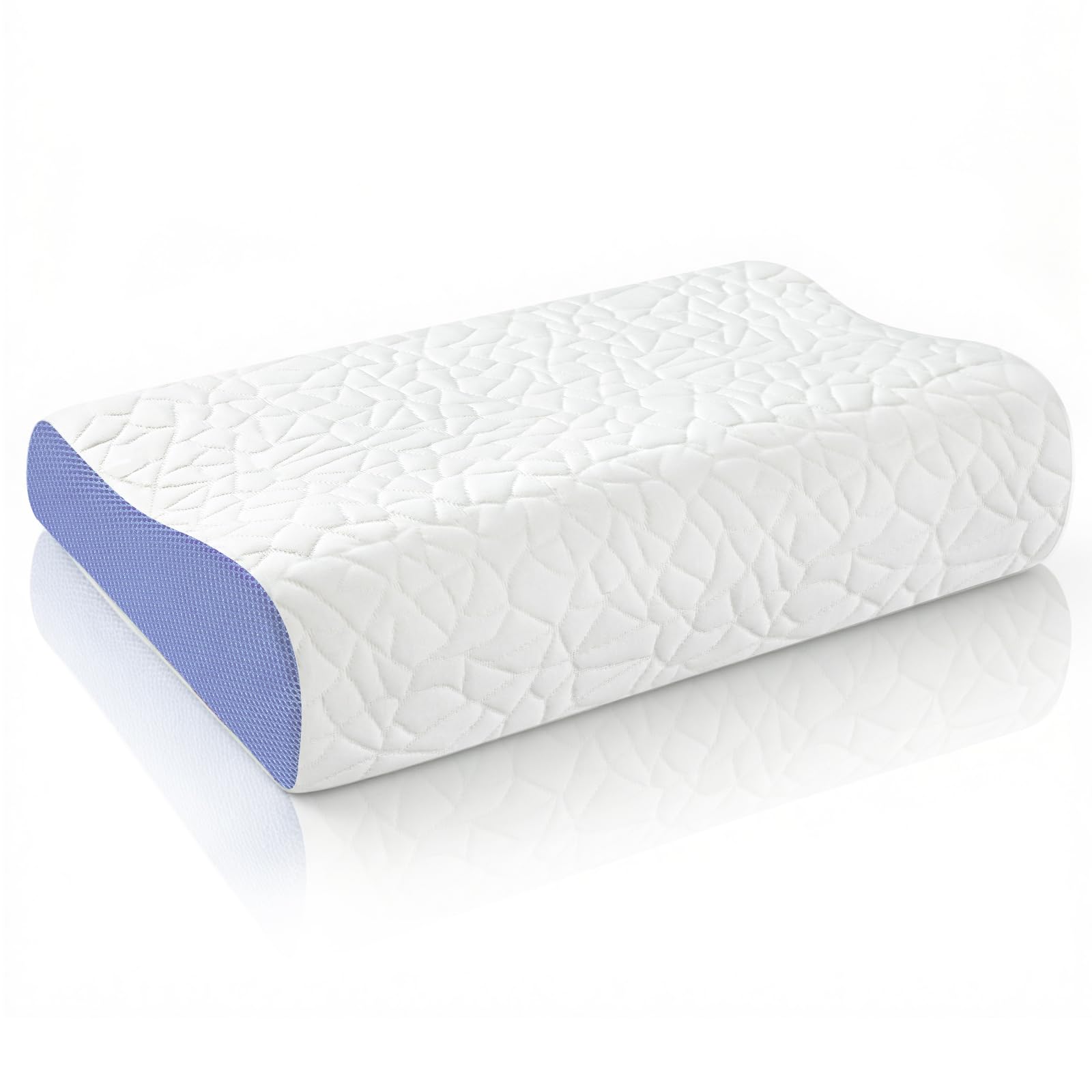PKBD Comfortable Pillow for Side, Back & Stomach Sleepers with Breathable Cover, lavender