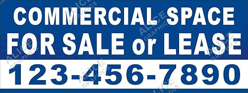 Miniatura 1 de Cartel de pancarta impreso personalizado de 36 x 96 pulgadas con tu número de teléfono (diseño #6), cambio de texto existente disponible (opcional)