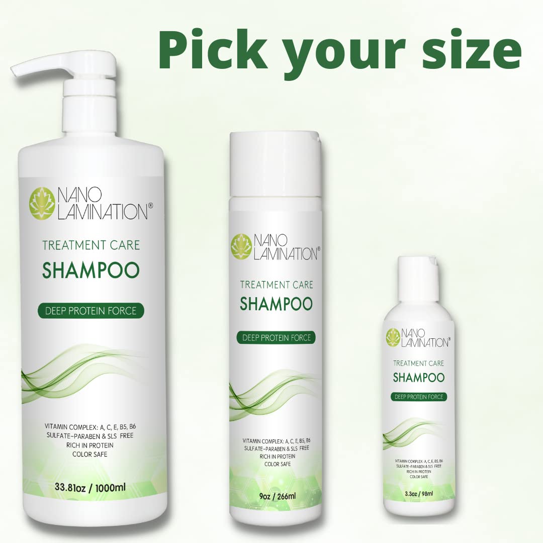 Amazon.com : Nano Lamination Keratin Hair Treatment Care Shampoo 9
