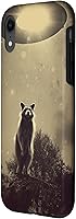 Vista 17 de iPhone 15 Pro Max Vintage alien raccoon UFO Alien Case
