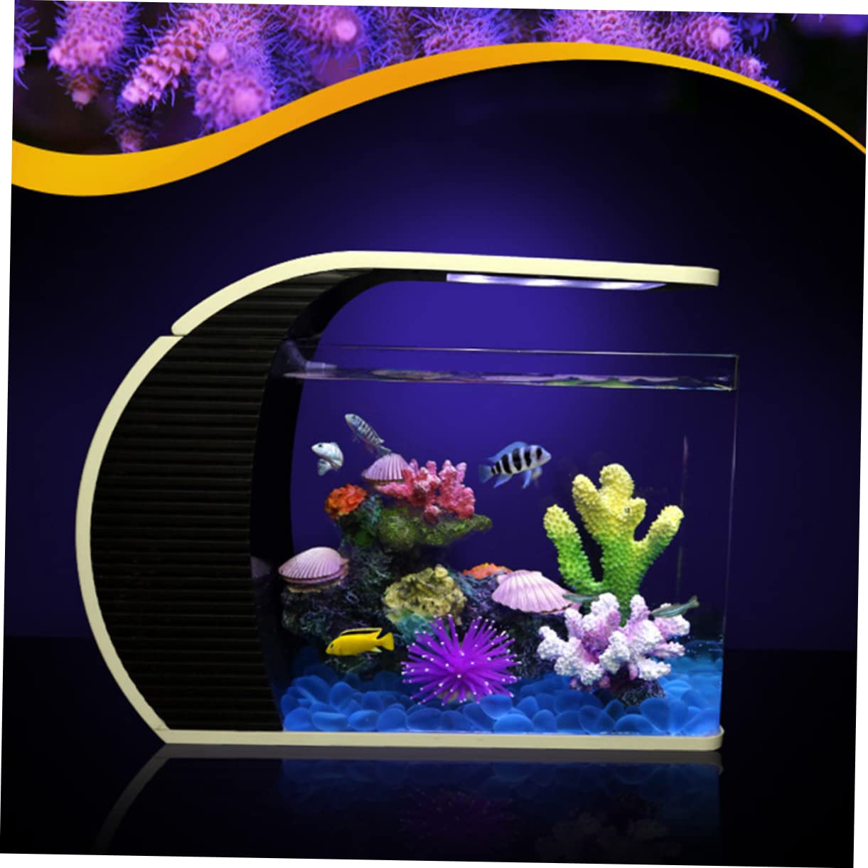 minkissy Dekoracje terrarium akcesoria do akwarium dekoracje sztuczne rośliny koral akwarium ozdoby rośliny wodne akcesoria akwarium symulacja roślina koral do akwarium dekoracja muszla