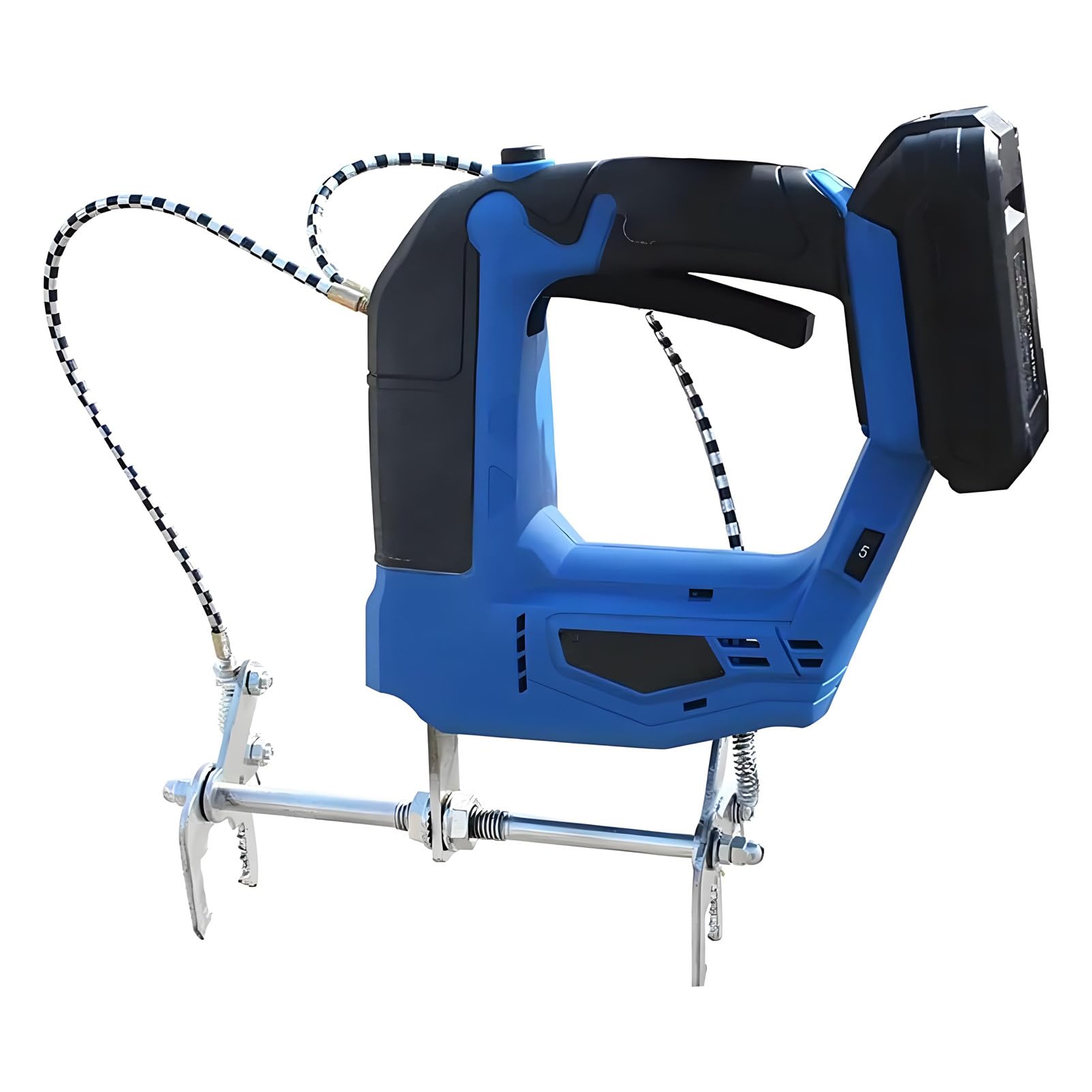 Macchina elettrica per scuotimento di telaini per Arnie, scuotitore Elettrico per api con Batteria al Litio, con batterie per Una Lunga Durata, Funzionamento Senza Fili Blue
