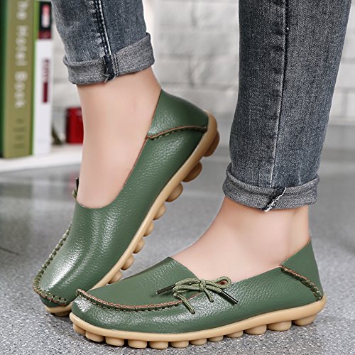 Image of VenusCelia Women's Breathable Comfort Walking Office Flat Loafer