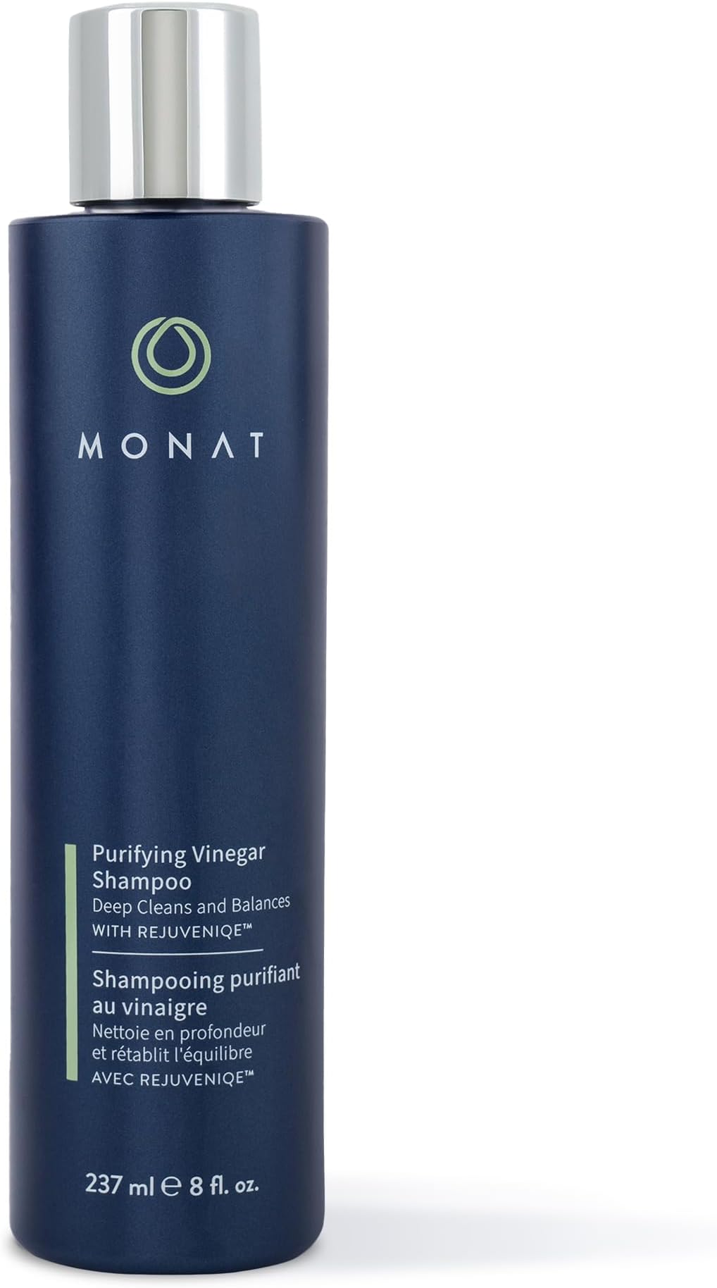 Purifying Vinegar Shampoo - Gentle High-Performance Apple Cider Vinegar & Potent AHA Natural Shampoo Deeply Cleanses, Purifies & Hydrates Hair - Net Wt. 237 ml / 8 fl. oz.