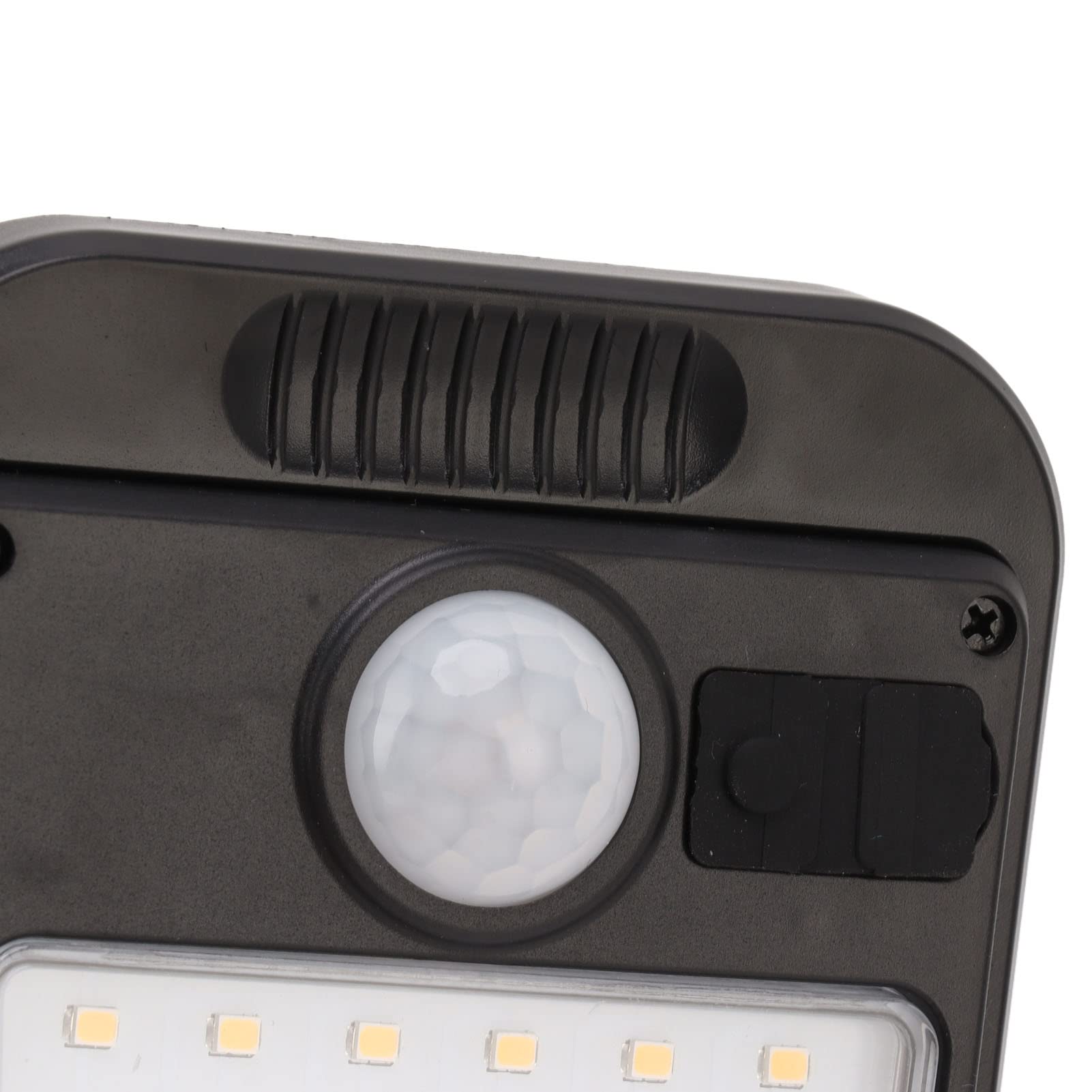 Marhynchus 72 LED Solar Light USB Solar Clip Lamp Batteria Incorporata USB Induzione del Corpo Umano per la Terrazza del Giardino del Cortile All'aperto (Luce bianca)