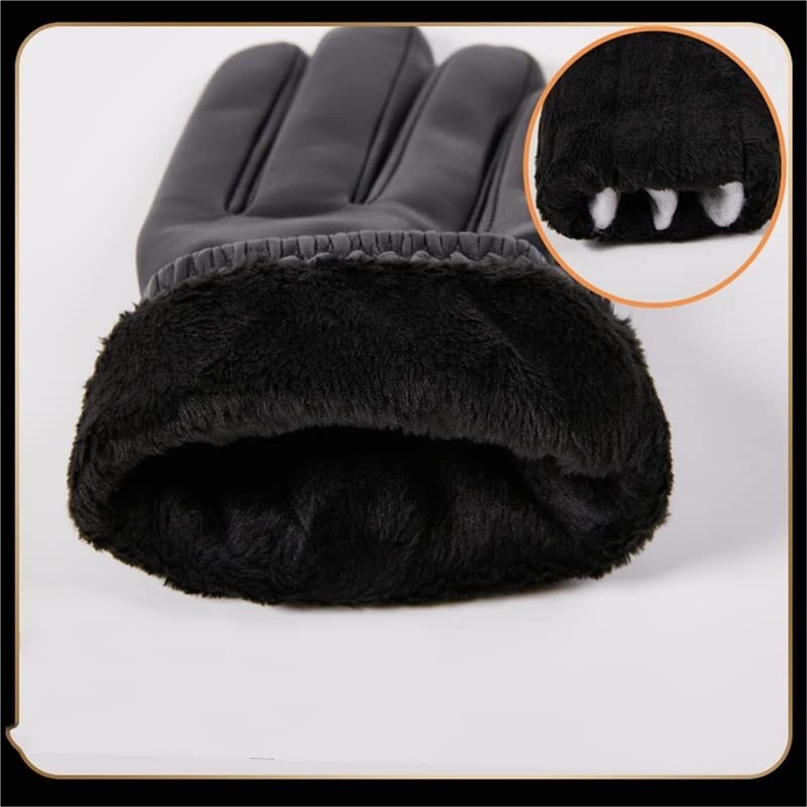 Guantes Térmicos Exterior Guantes De Invierno For Hombre, Además Lana, Cálidos For Conducir Con Pantalla Táctil Invierno