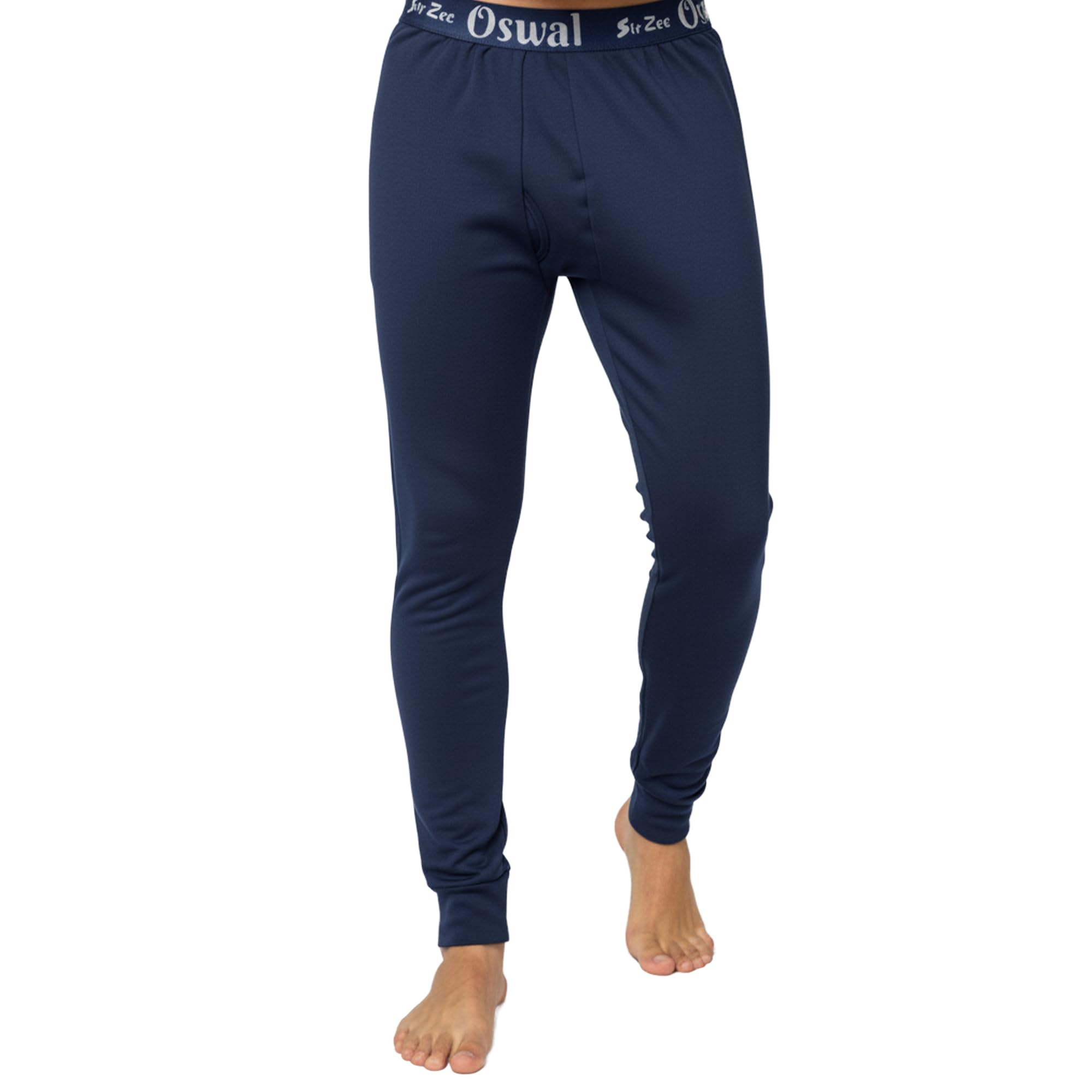 Thermal Bottom Innerwear for Men, Soft Cotton Warm Stretchable Lightweight Breathable Base Layer Skinny Fit Pajama Body Warmer for Daily Winter Wear-image-10