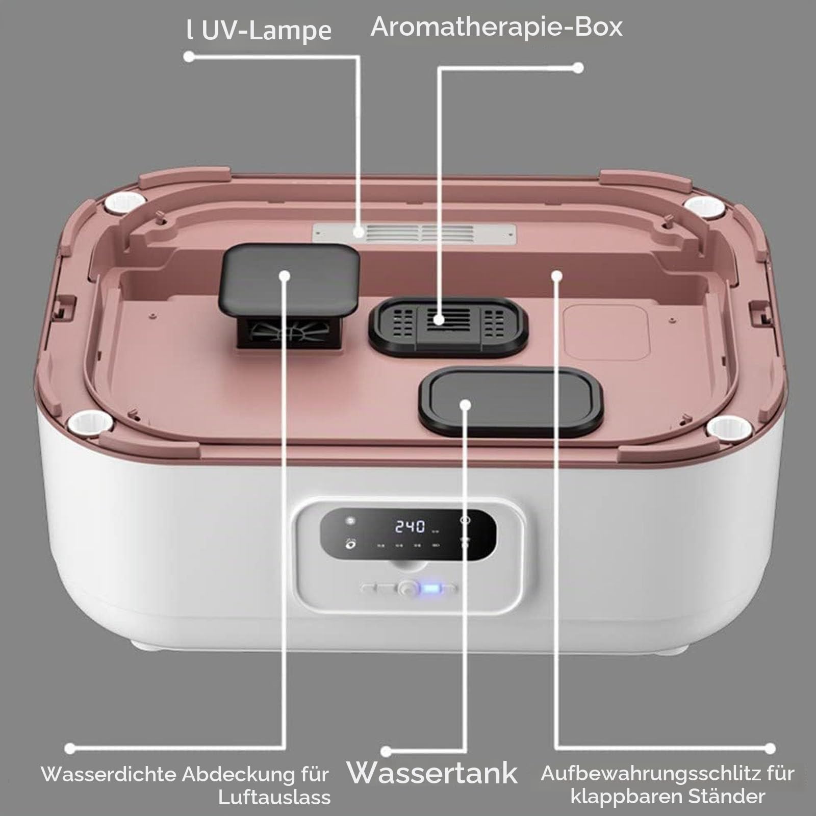 Tragbare Automatische Dampfbügelmaschine,Wäschepflegegerät,Entfernt Schnell Falten,Zirkulierender 3D-Wärmefluss,DREI Einstellbare Stufen,Für Zuhause,Wäscherei Und Schlafsäle