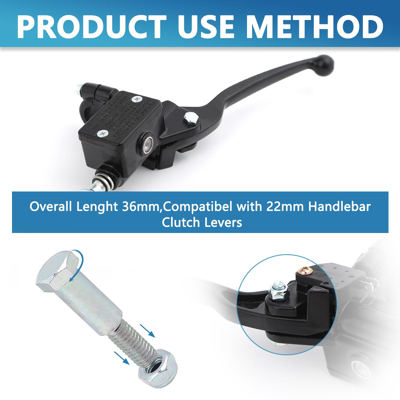 ちょ こ Amazon.com: Minho Motorcycle Handlebar Lever Pivot Bolts, M6