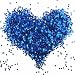 Bilipala Blue Star Table Confetti Sparkle Star Sequins For Wedding Baby Shower Birthday Party Decorations Supplies, 6 MM, 2 Ounce