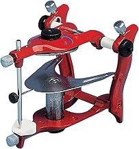 Natiqind Natiqind Magnetic Denture Articulators Dental New Large, Adjustable Denture Articulator Dental Lab Instruments, Red, Na-Arti-001