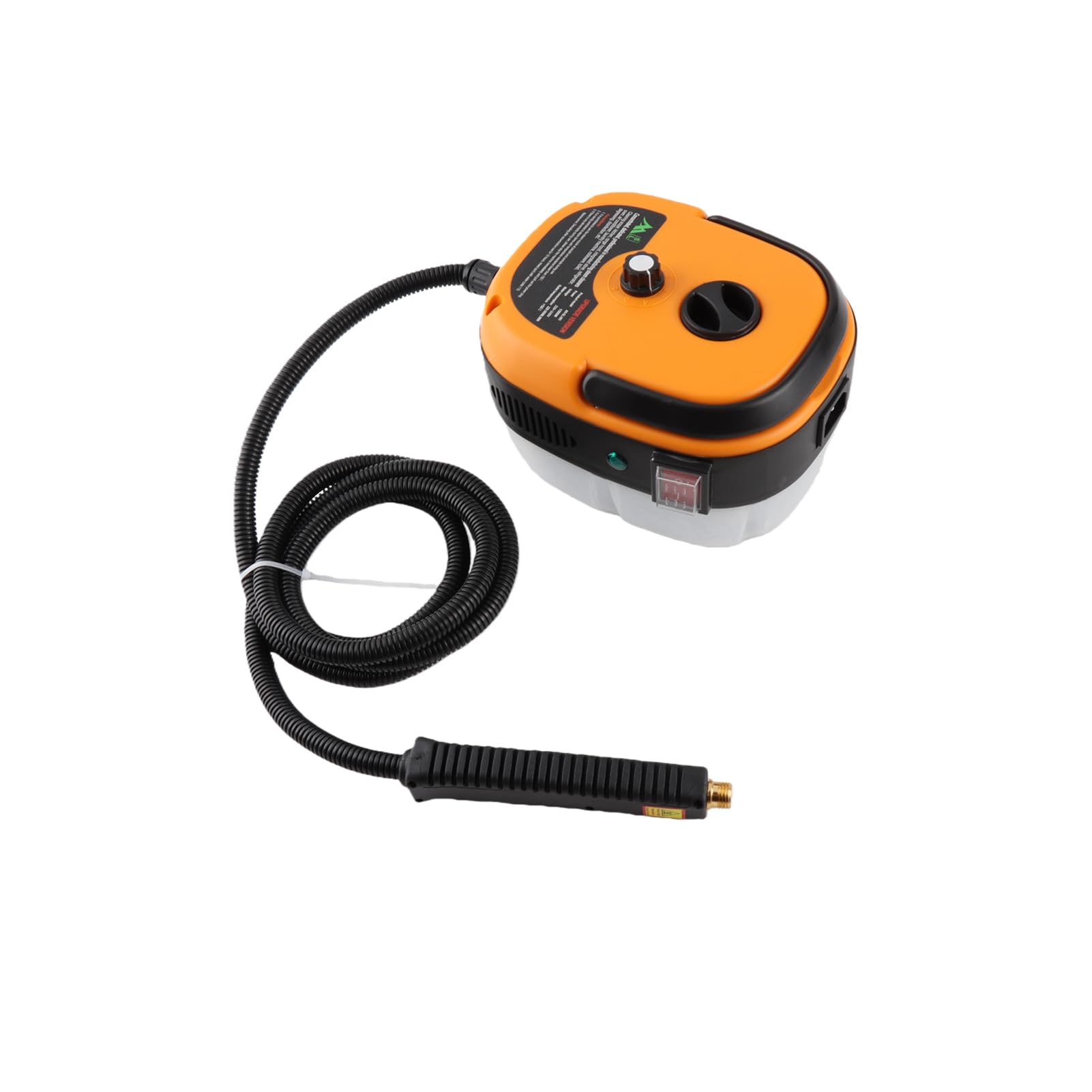 Limpiador de Vapor de Mano portátil de 2500 W, máquina de Limpieza a Vapor presurizada de Alta Temperatura con Cabezales de Cepillo para Muebles de Cocina, baño y Coche