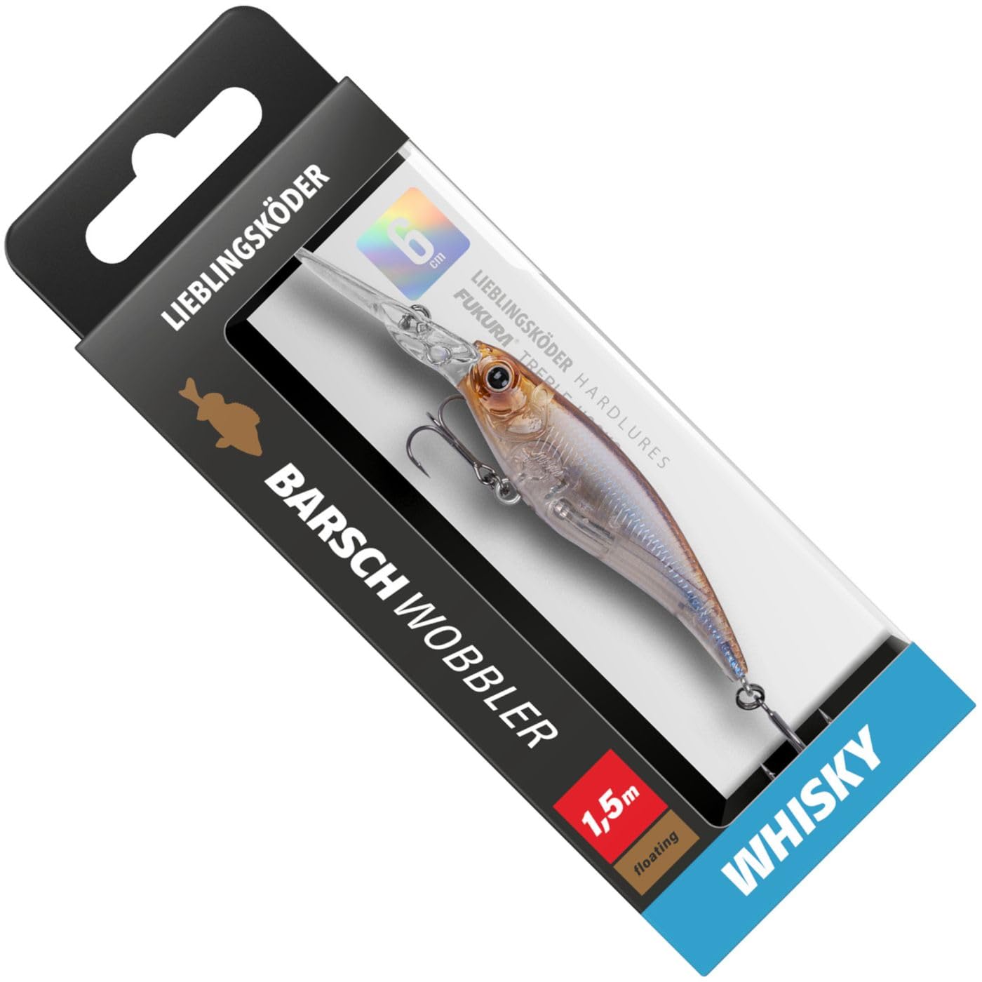Lieblingsköder Barschwobbler 6cm 5,3g Whisky