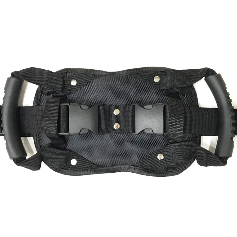 iSpchen Ceinture De Poignée De Moto,Support Lombaire De Moto Poignées De Passager De Moto Siège Arrière Ceintures De Sécurité Passager Harnais De Passager De Moto Réglable