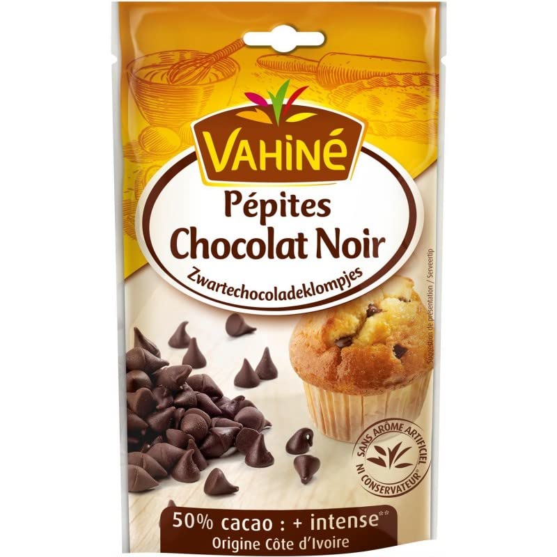 VAHINE | Sachet De Pépites De Chocolat 100G | Lot De (3) | livraison offerte