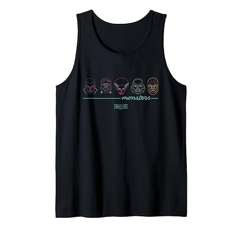 Universal Monsters Neon Lineup Tank Top