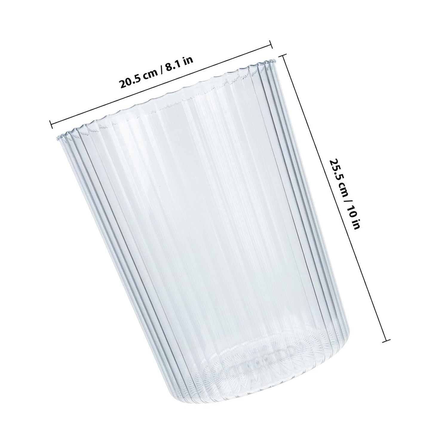 Gadpiparty Small Trash Can, Thickened Plastic Waste Bin, Open Top Creative Paper Basket for Bathroom, Kitchen, Office Storage and Organization