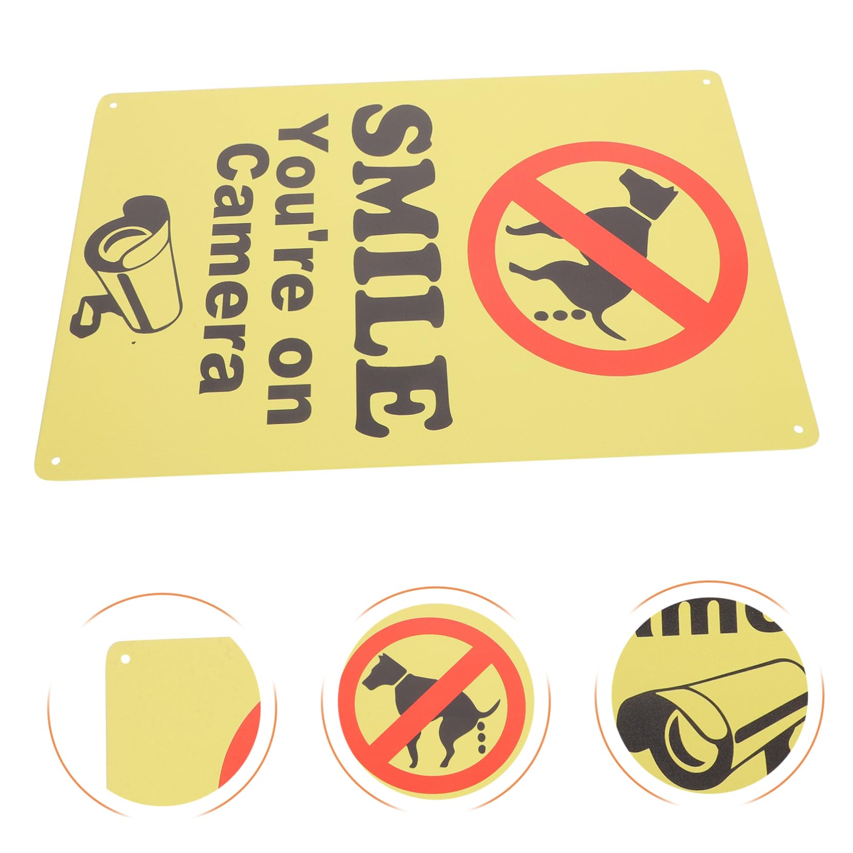 Cartello In Legno Per Porta – 'Non Servono Cani' Simpatico Avviso Per Giardino E Recinto, 30x15 Cm - 3