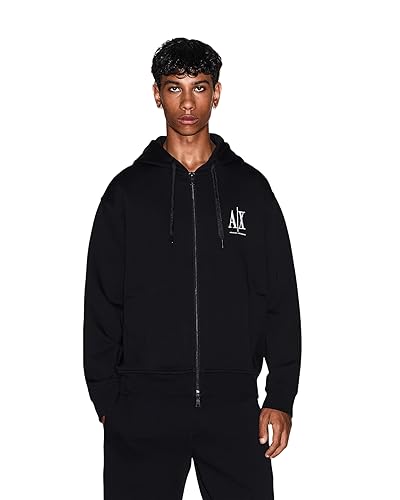 Men's Cotton Icon Logo Full Zip Sweatshirt