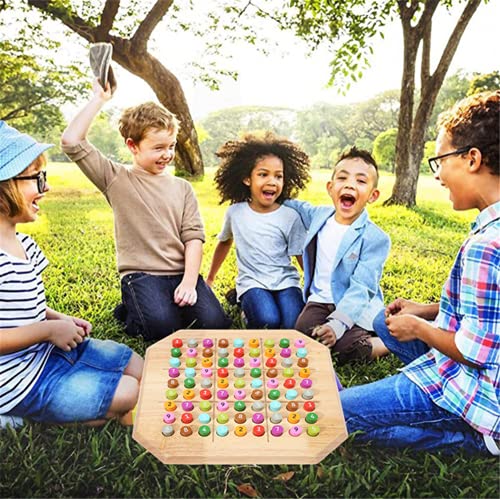 Wooden Sudoku Board Game With Number & Sudoku Puzzles Book - Large Family Game - Math Brain Teaser Desktop Game - 11.6 In #TOP5