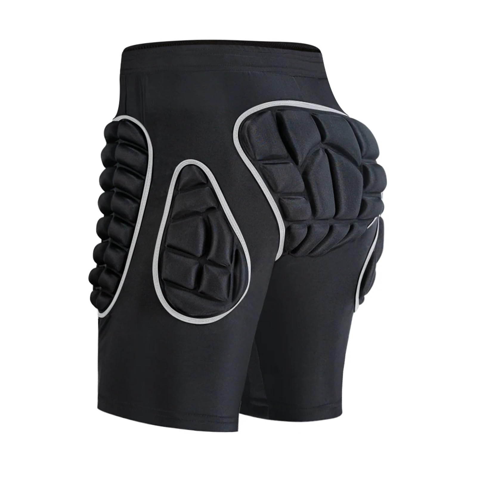 Short de Ski Rembourré EVA Extreme Sports de Plein air Ski Skate Snowboard Protection Ski Protecteur Patinage Protecteur Hanche Rembourré Shorts(ML101-B,XL)