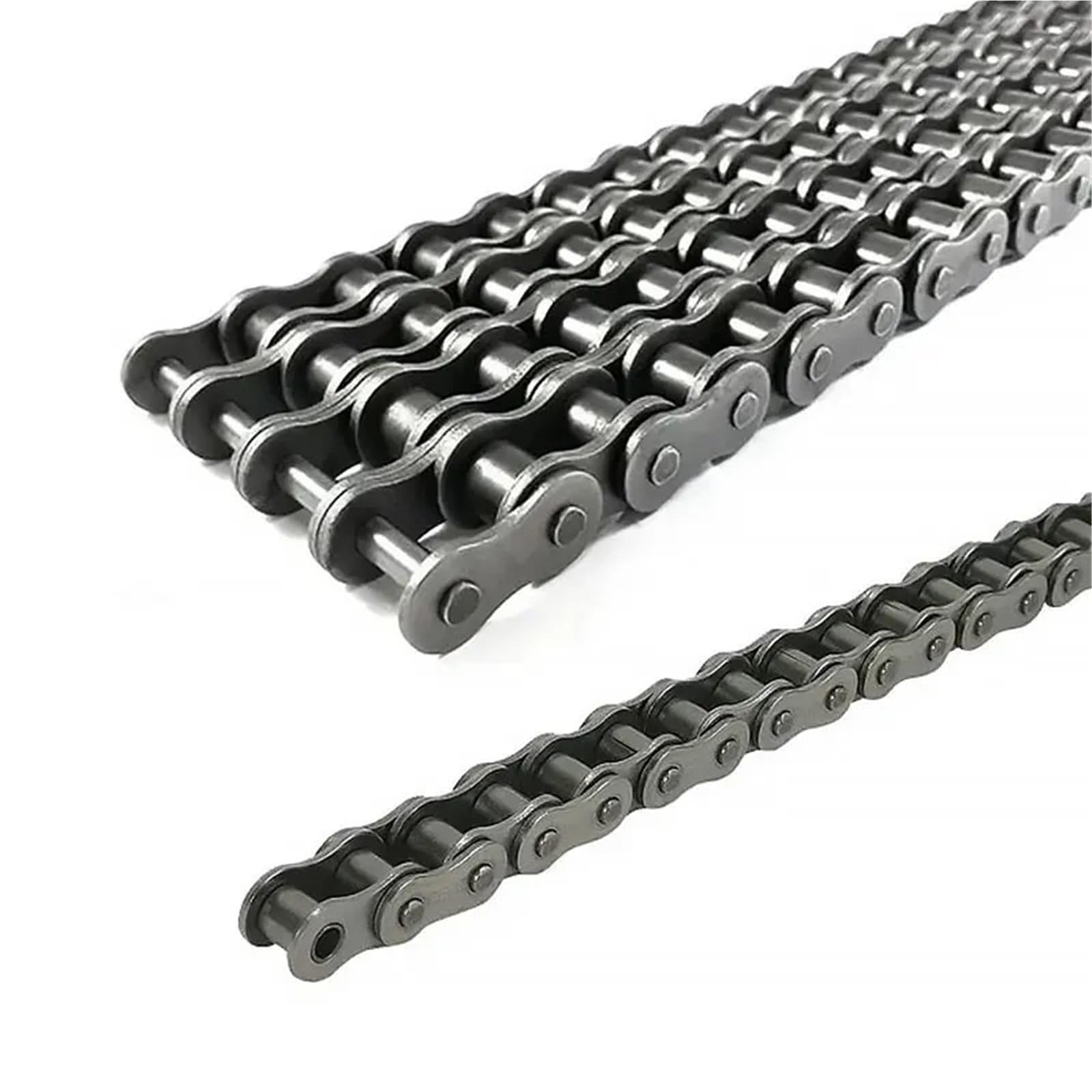 Rollenkette Aus Kohlenstoffstahl 1 Stück 2 Punkte 04C 5 Meter 5000 mm Robuste und langlebige industrielle Übertragungskette for CNC-Teile