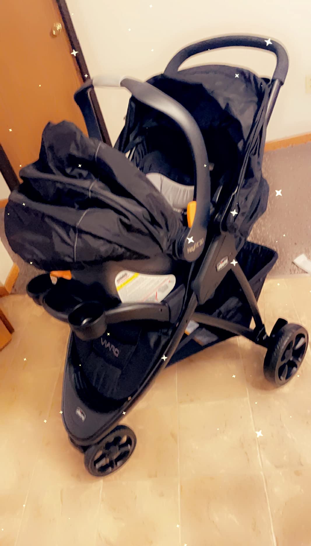 33/mo Finance Chicco Viaro QuickFold Travel System, Includes Infant