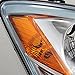 AKKON - For Toyota Prius Halogen Type Chrome Driver Left Side Front Headlight Head Lamp Front Light Replacement