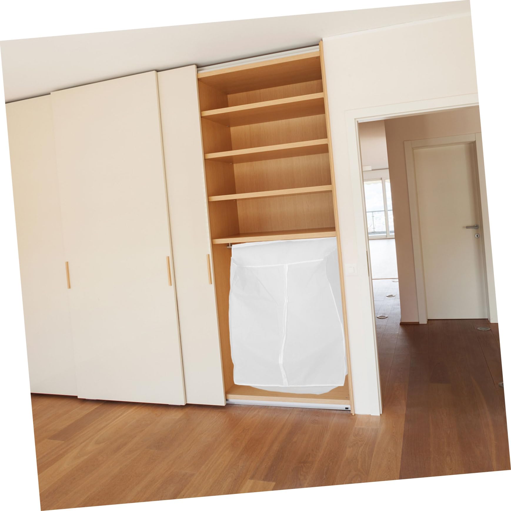 Funda para Colgar Ropa Protectora contra Polvo y Plegable de Peva Color Claro para Guardar Trajes y Ropa Hogar