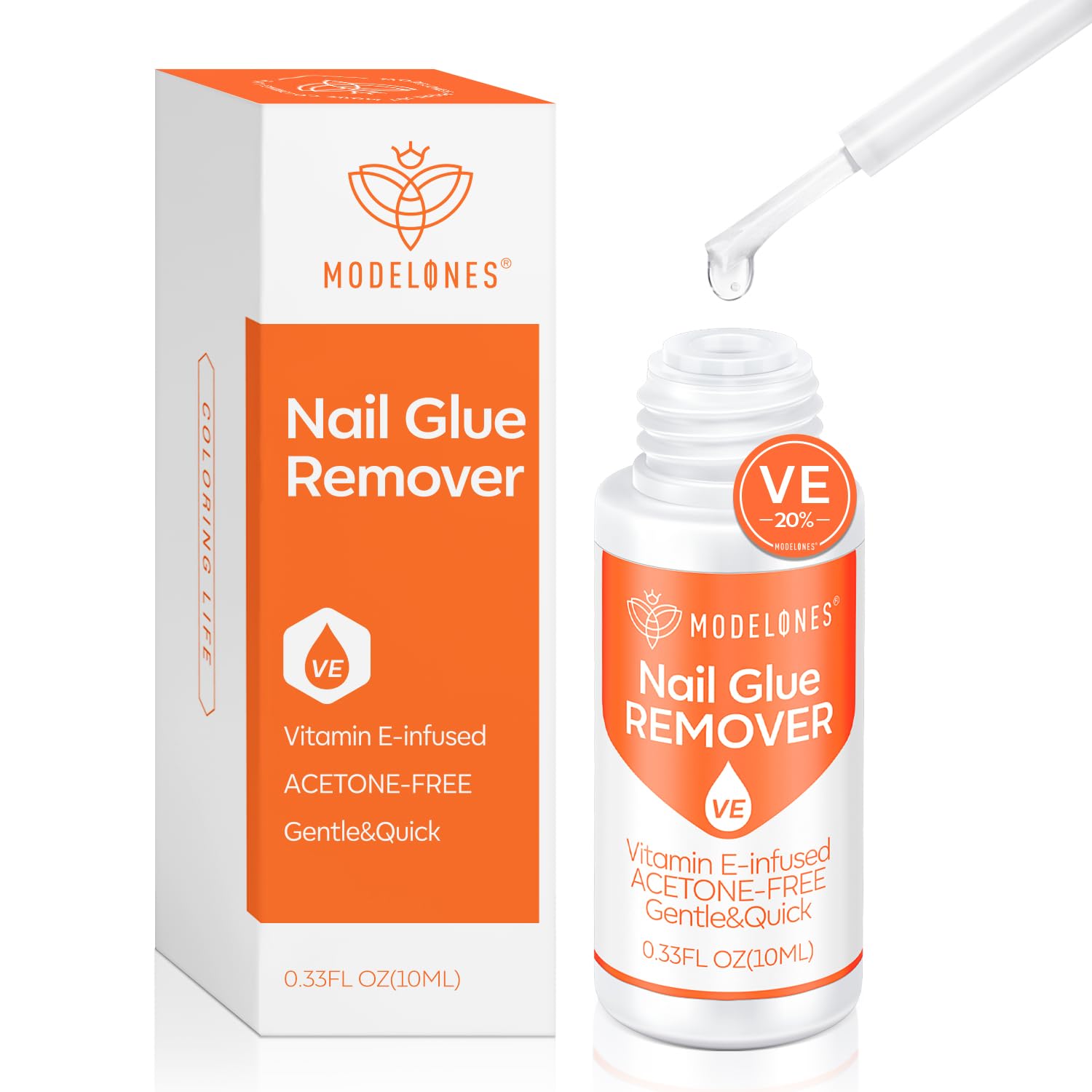 Modelones Nail Glue for Press On Nails, Nail Tips and Acrylic Nails