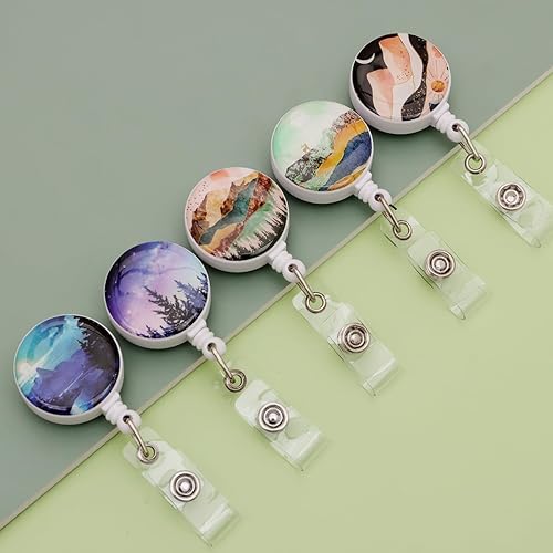 Vista 70 de 15 carretes retráctiles para insignias, soporte para tarjetas de identificación, clip retráctil, accesorios de carrete de insignia de enfermera