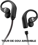 Skullcandy Push 540 Open Écouteurs Bluetooth Ouverts sans Fil, Casques, Résistants à la Sueur et l’Eau, 42 Heures d’Autonomie, Tour de Cou Amovible, Sécurisés - Noir - 2
