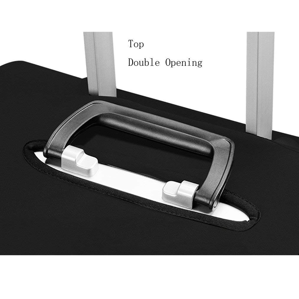 Travel Luggage Cover Fit for 18-32 Inch Luggage Travel Luggage Protective Covers Suitcase Cover Elastic Dustproof Travel Accessories (European Landscape, S-(18-21 inch Luggage)) - 3