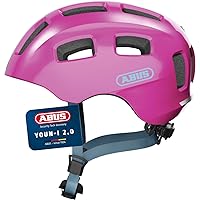 ABUS Youn-I 2.0 Casco per Ragazzi - Casco da Bicicletta con Luce per Bambini