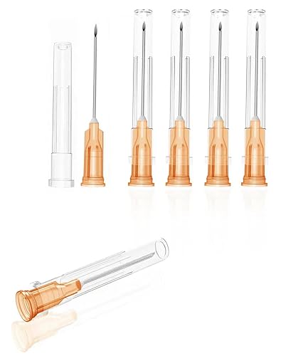 Paquete de 100 utensilios de laboratorio desechables de 25 Ga de 1 pulgada0.984in, sellados individualmente envueltos